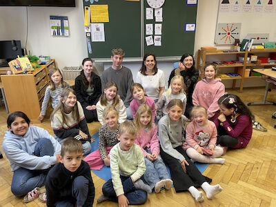 Gruppenfoto vom Workshop 2 (Wasserkreislauf).